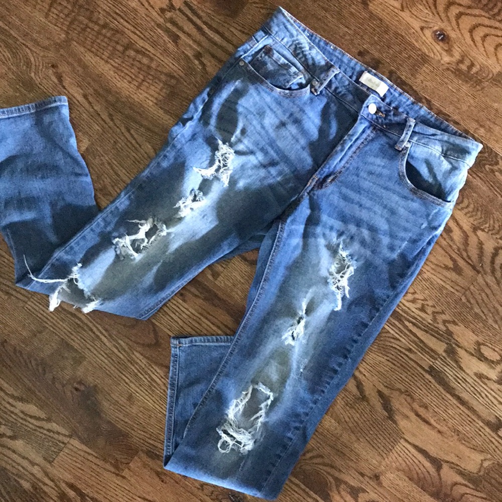altar’d state Distressed Denim Jeans, size 28